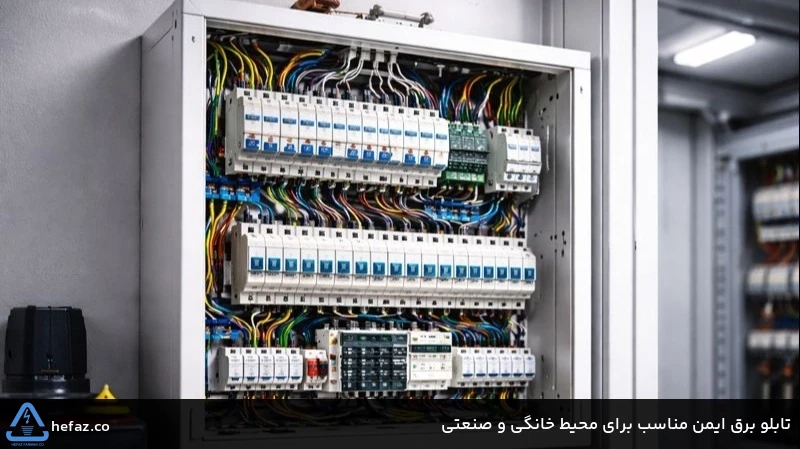 تابلو برق ایمن مناسب برای محیط خانگی و صنعتی