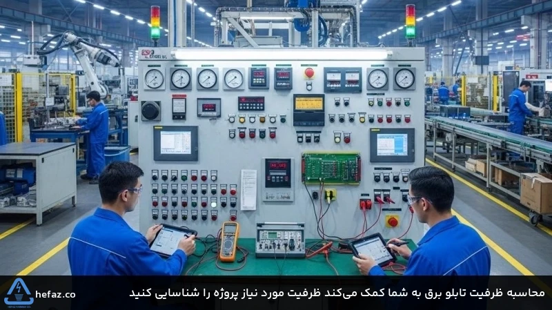 محاسبه ظرفیت تابلو برق به شما کمک میکند ظرفیت مورد نیاز پروژه را شناسایی کنید محاسبه ظرفیت تابلو برق به شما کمک میکند ظرفیت مورد نیاز پروژه را شناسایی کنید