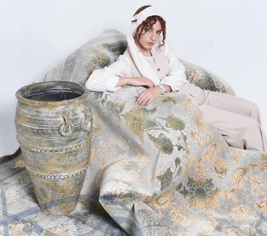 کاتالوگ فرش 1200 شانه برجسته نگین مشهد تابان