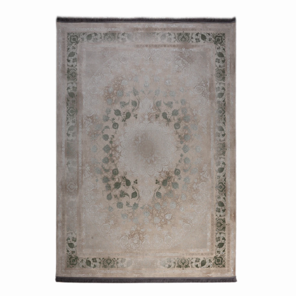 فرش طرح مرسده سبز 1500 شانه