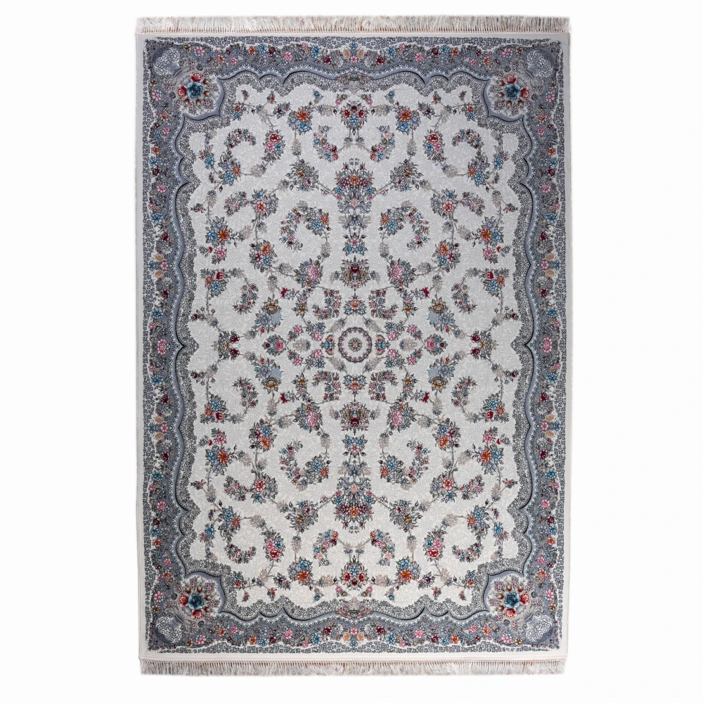 فرش طرح رز کرم 700 شانه