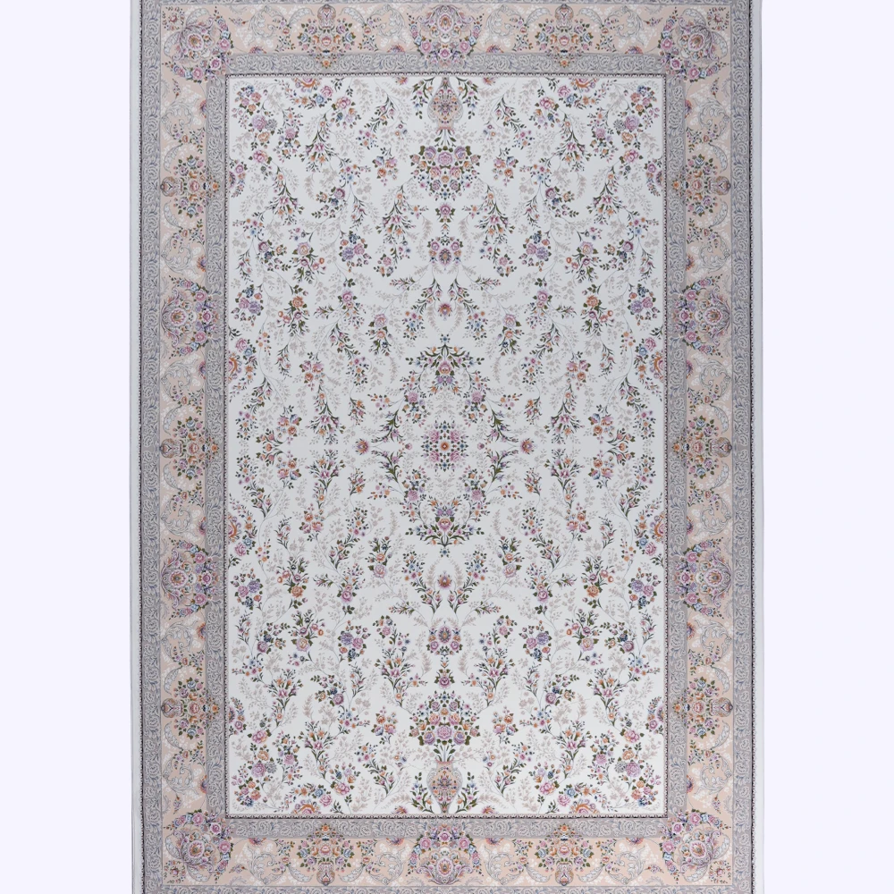 فرش طرح هیوا سفید 1200 شانه تبریز برجسته