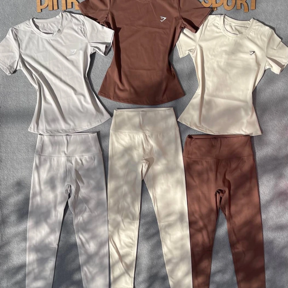 ست تیشرت و لگ gymshark