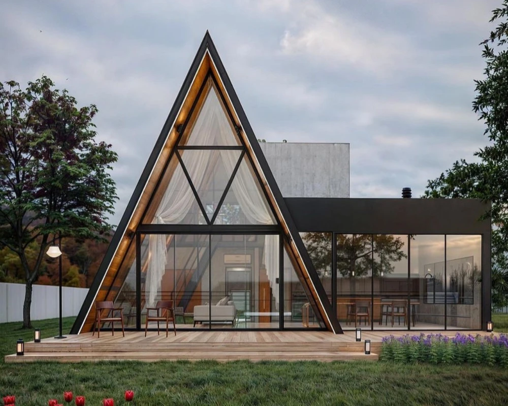 همه چیز درمورد طراحی و ساخت خانه چوبی سوییسی