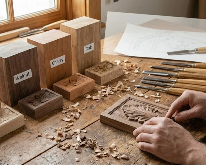 بهترین چوب‌ها برای منبت کاری حرفه‌ای کدام‌اند؟