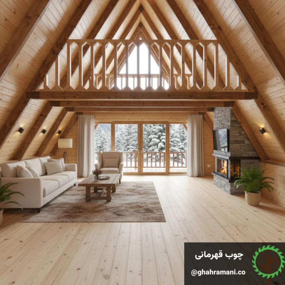 کف پوش کلبه سوییسی