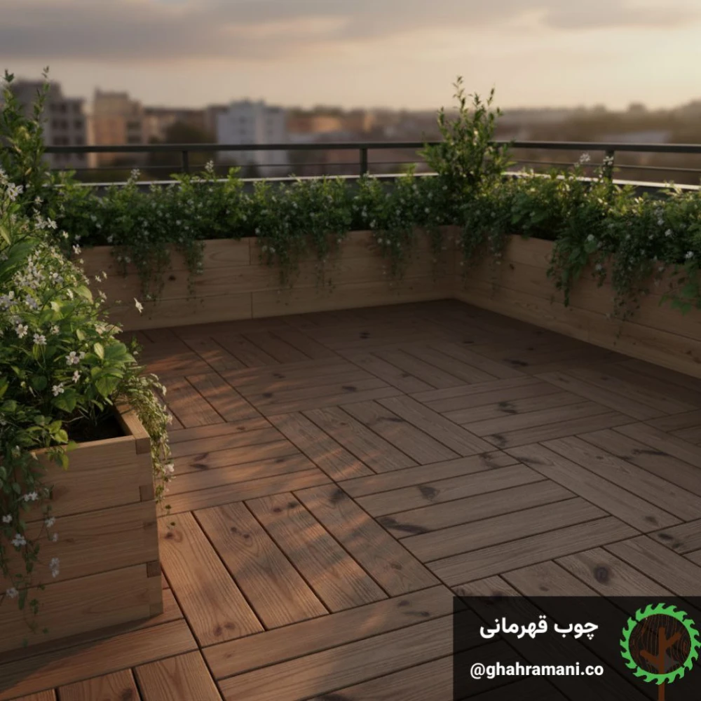 پروفیل ترموود اس اچ پی 4000*92*18میلیمتر