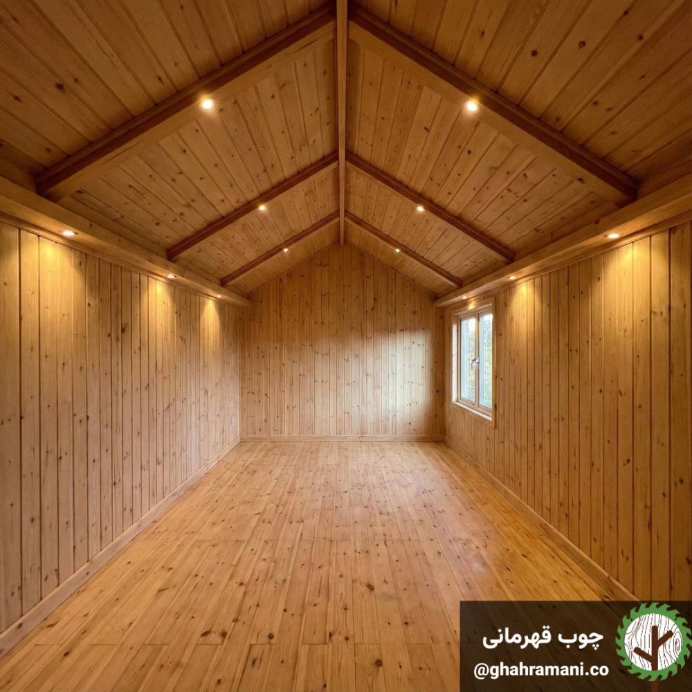 پنل کلاسیک وسط شیار 6000*142*12.5 میلیمتر