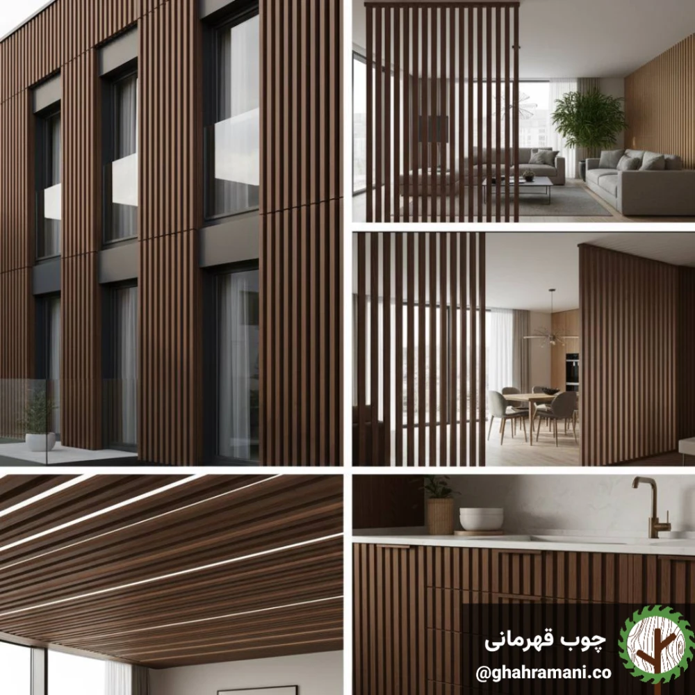 پروفیل ترموود SHP | ضخامت 42 mm – عرض 42 mm – طول 3000 mm