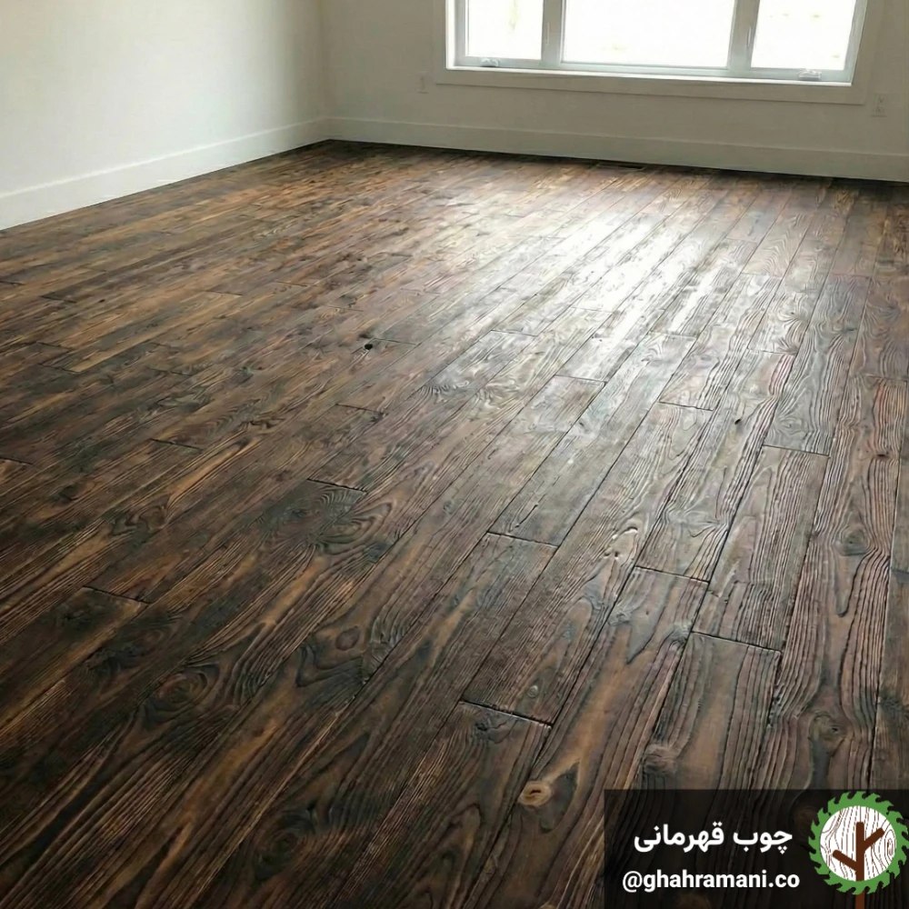  پنل پارکتی سندبلاست نراد 6000*142*25 میلی متر