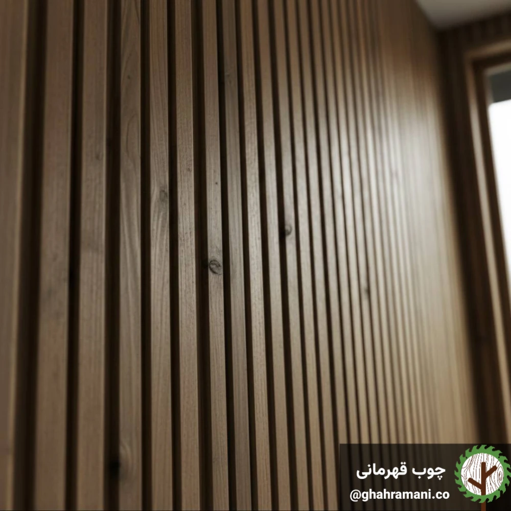 پنل ترموود هزار شیار 4000*112*19 میلیمتر