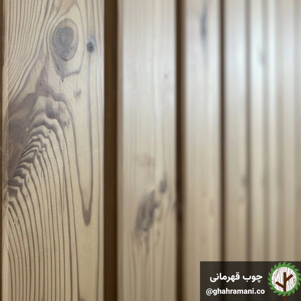 پنل ترموود وسط شیار مدرن 3000*142*19میلیمتر