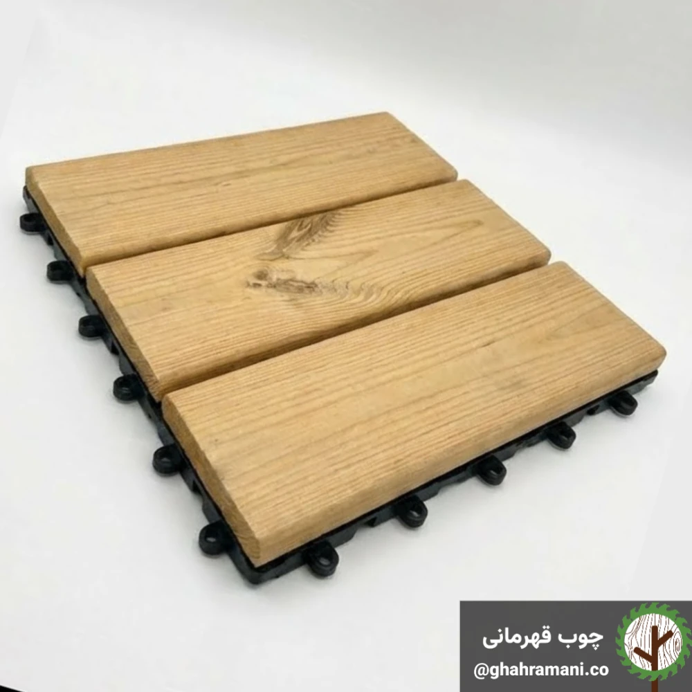 تایل 3 تیکه ترموود 300*300*18میلیمتر