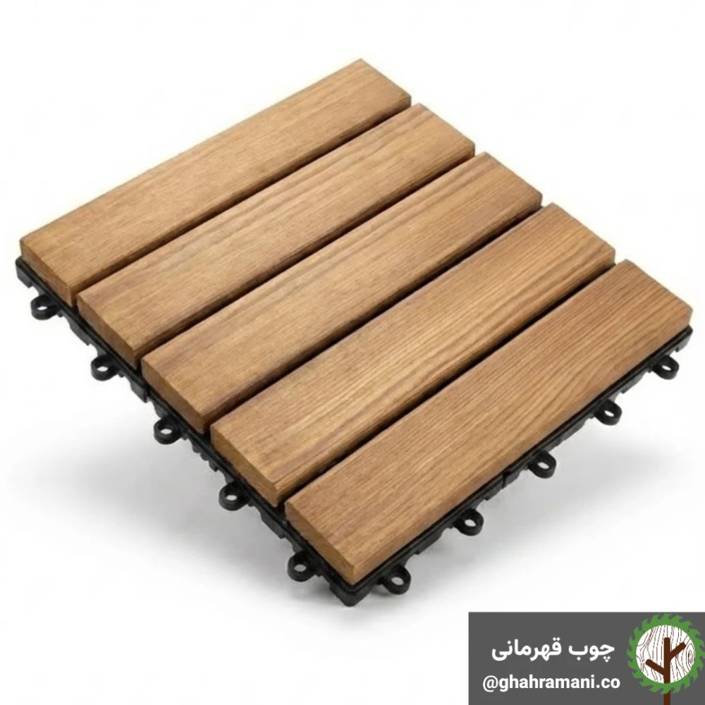 تایل ترموود 5 تکه 300*300*19 میلیمتر