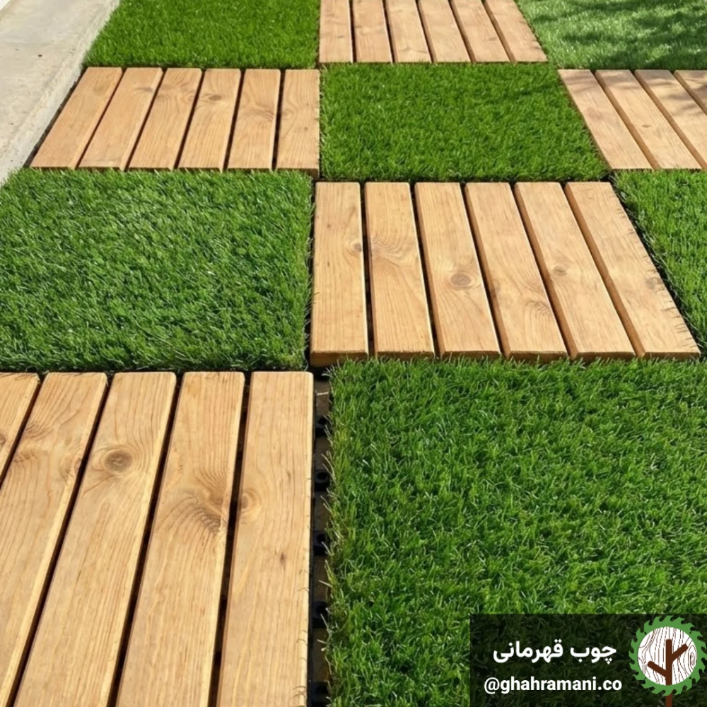 تایل ترموود 6 تیکه | ضخامت 18 mm – طول 300 mm – عرض 300 mm