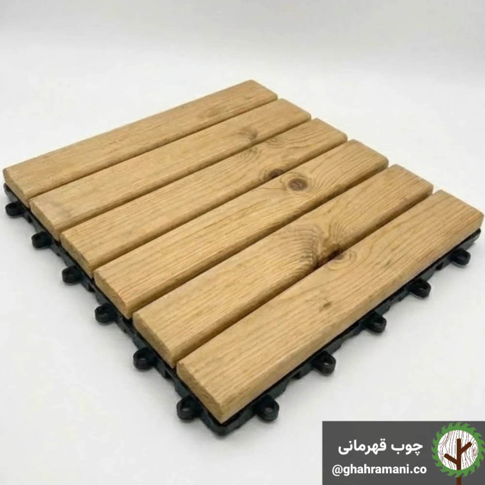 تایل ترموود 6 تیکه | ضخامت 18 mm – طول 300 mm – عرض 300 mm