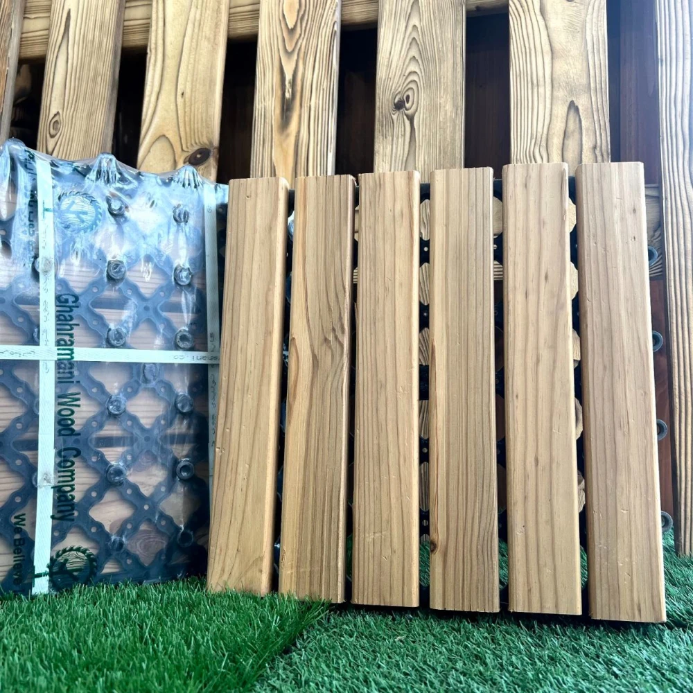 تایل ترموود 6 تیکه | ضخامت 18 mm – طول 300 mm – عرض 300 mm