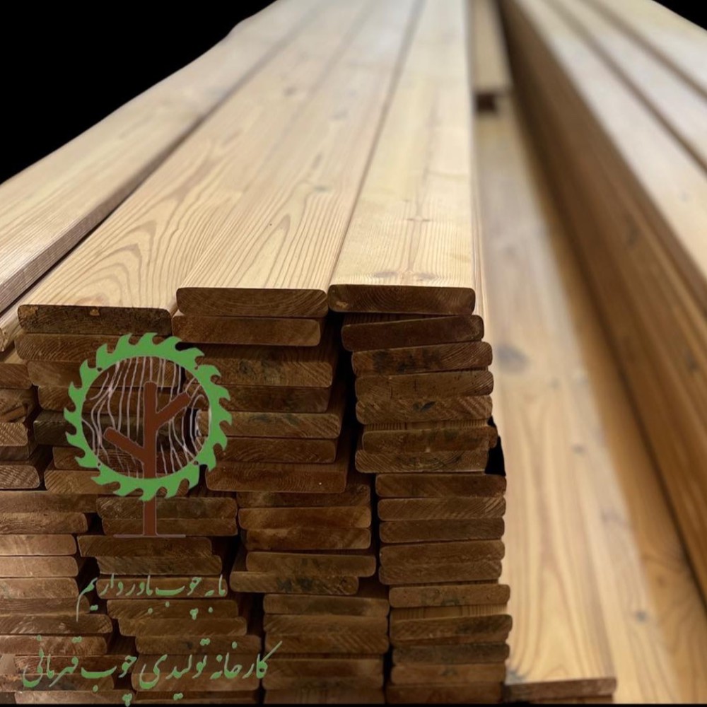 پروفیل SHP چوب ترمو وود 19 میلیمتر ( طلایی )