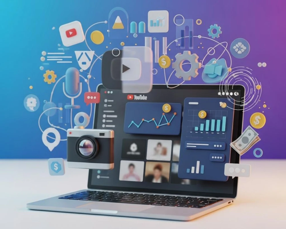 ابزارهایی برای کسب درآمد از یوتیوب بدون چهره