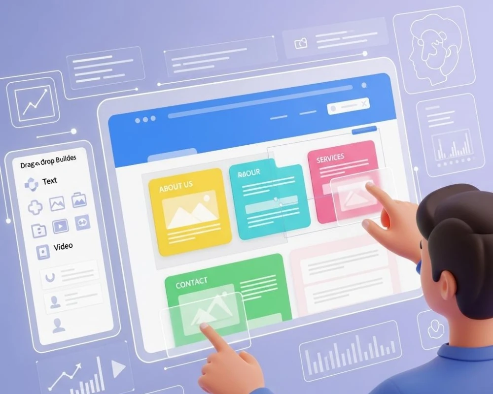 چگونه بدون مهارت کدنویسی یک سایت حرفه‌ای بسازیم؟