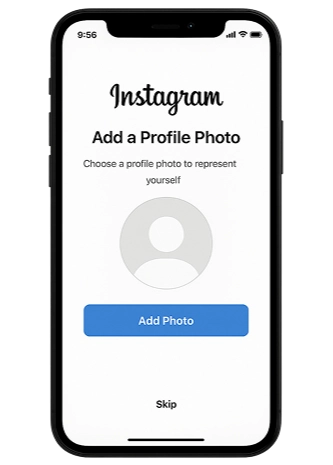 انتخاب عکس پروفایل