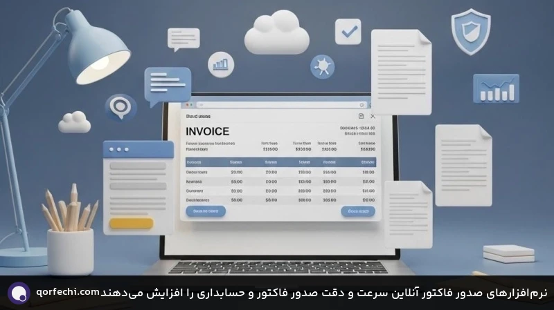 نرم‌افزارهای صدور فاکتور آنلاین سرعت و دقت صدور فاکتور و حسابداری را افزایش می‌دهند