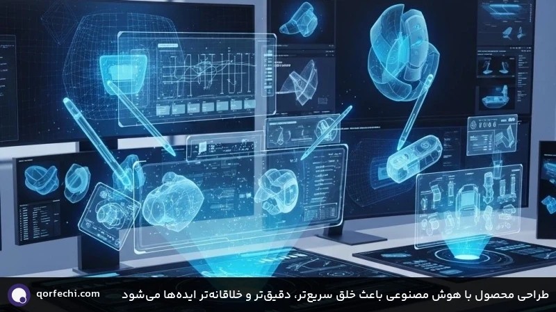 طراحی محصول با هوش مصنوعی باعث خلق سریع‌تر، دقیق‌تر و خلاقانه‌تر ایده‌ها می‌شود