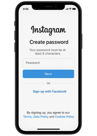 انتخاب پسورد (رمز عبور)