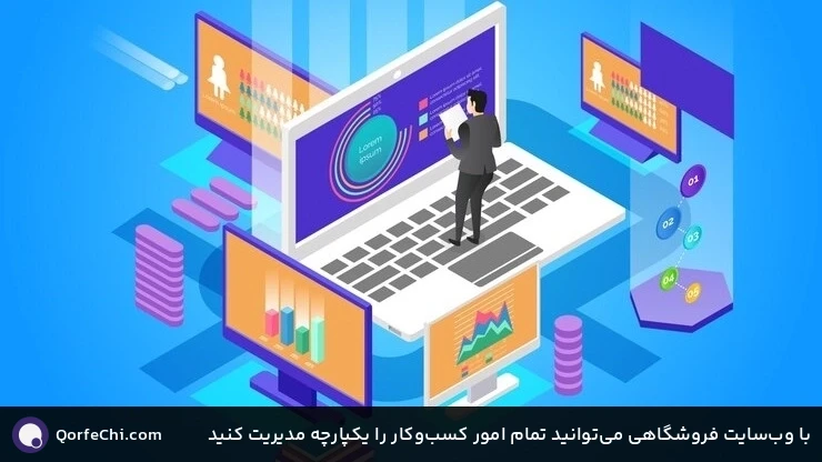 با وب‌سایت فروشگاهی می‌توانید تمام امور کسب‌وکار را یکپارچه مدیریت کنید