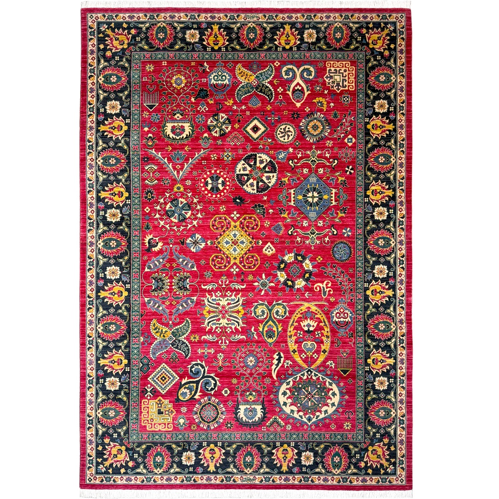 قالی صوف کلکسیون ابرش کد 4100