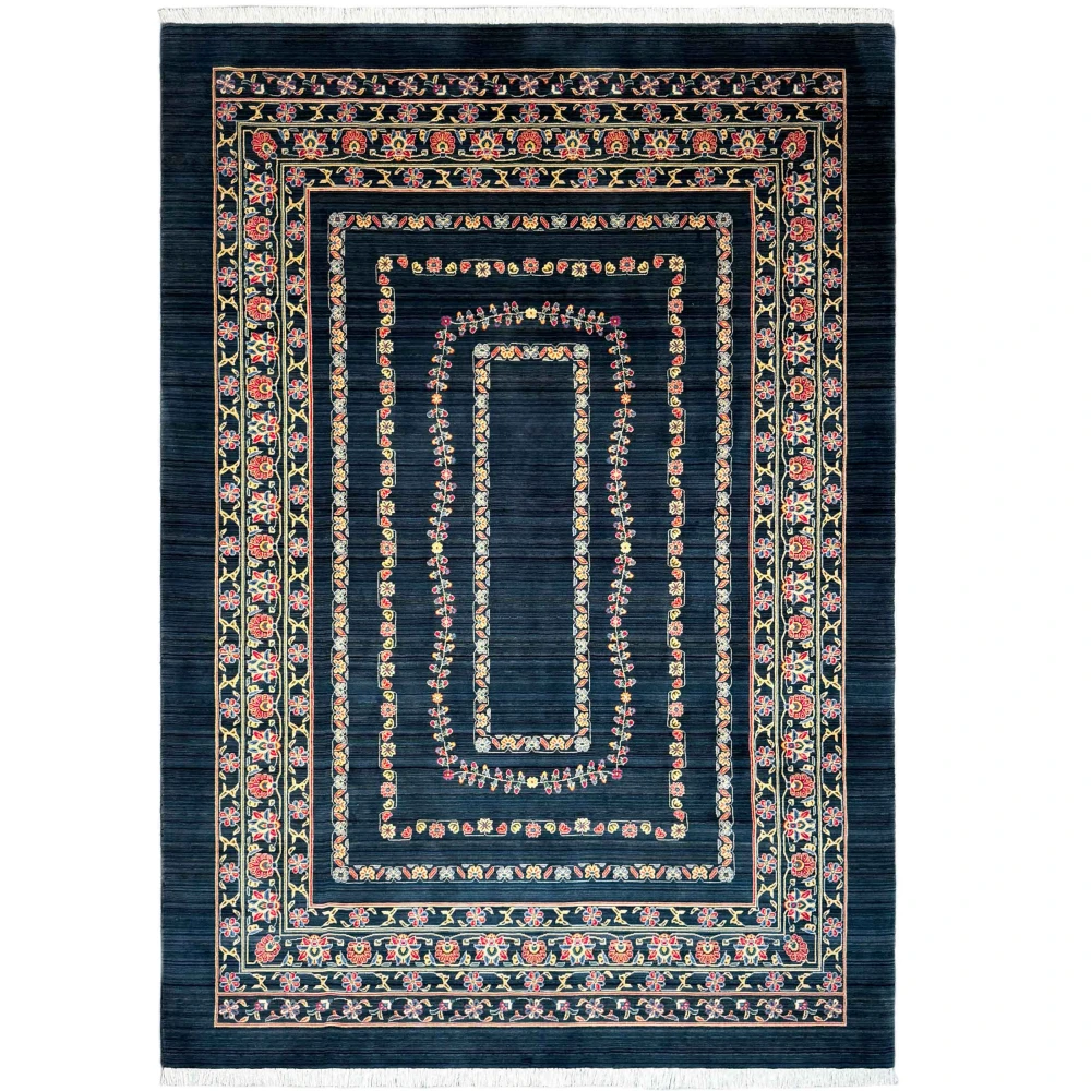 قالی صوف کلکسیون ابرش کد 5012