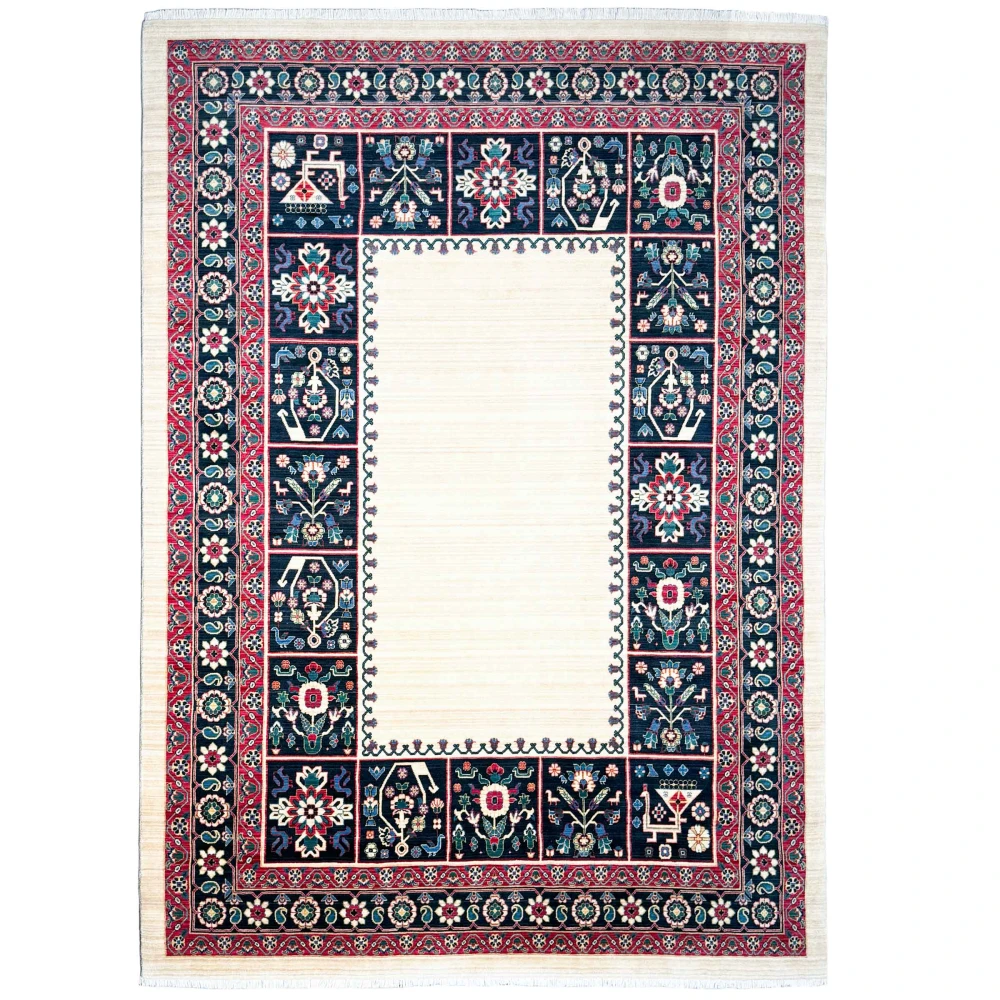 قالی صوف کلکسیون ابرش کد 5891