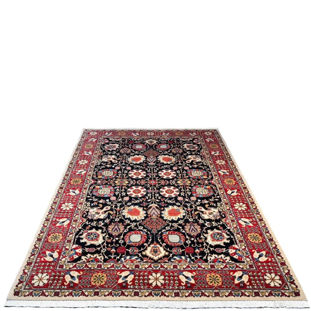 قالی صوف کلکسیون ابرش کد 5082
