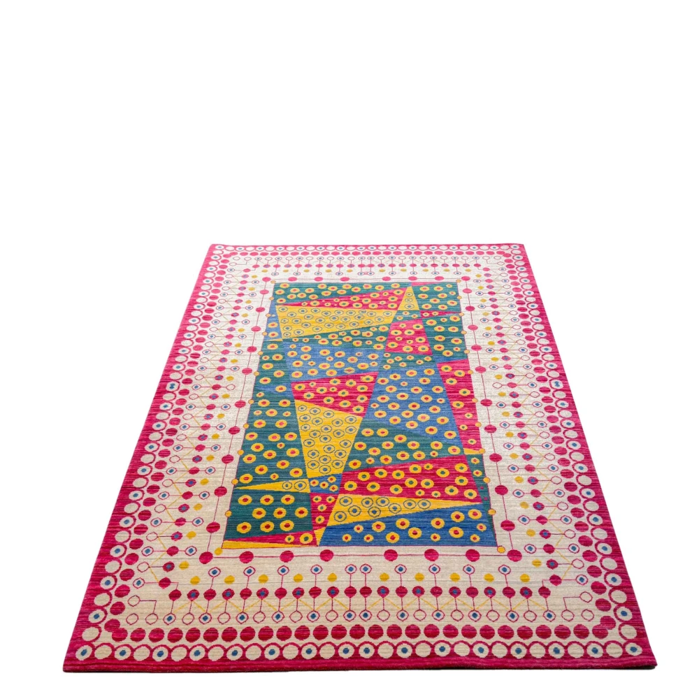 قالی صوف کلکسیون هندسی کد 58110