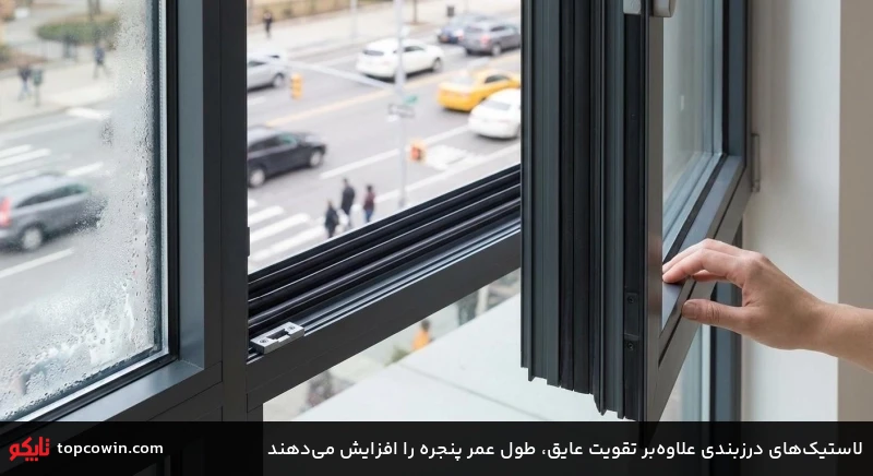 لاستیک&zwnj;های درزبندی علاوه&zwnj;بر تقویت عایق، طول عمر پنجره را افزایش می&zwnj;دهند